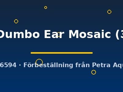 Poecilia ret. (sold in pairs) Abino Dumbo Ear Mosaic 3,5 cm