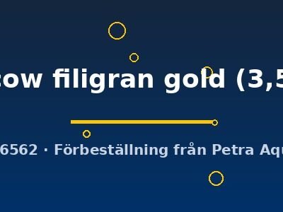 Moscow filigran gold (3,5 cm)