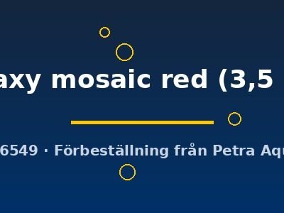 galaxy mosaic red (3,5 cm)