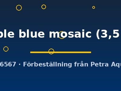 purple blue mosaic (3,5 cm)