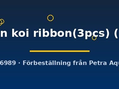 snakeskin koi ribbon(3pcs) (3 - 4 cm)