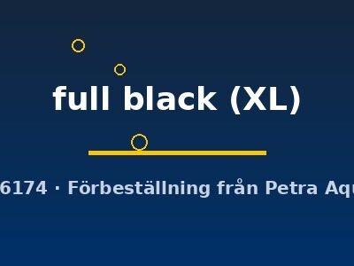 Poecilia reticulata female full black XL