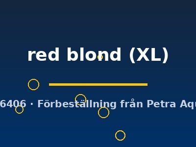 Poecilia reticulata female red blond XL