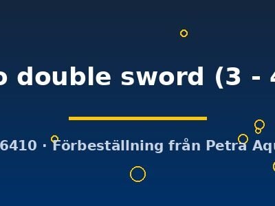 calico double sword (3 - 4 cm)