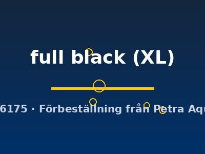 Poecilia reticulata male full black XL