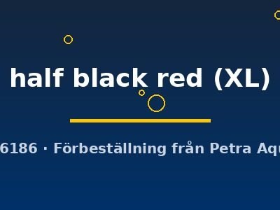 half black red (XL)