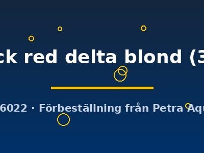 half black red delta blond (3 - 4 cm)