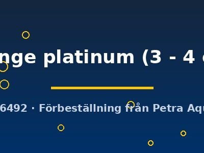 orange platinum (3 - 4 cm)