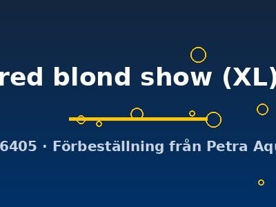 Poecilia reticulata male red blond show XL