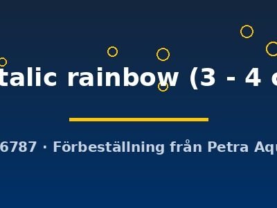 metalic rainbow (3 - 4 cm)