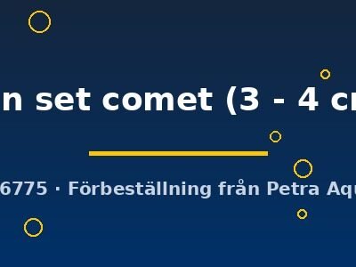 sun set comet (3 - 4 cm)