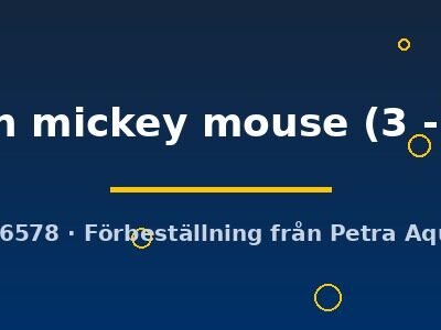 golden mickey mouse (3 - 4 cm)
