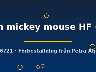 golden mickey mouse HF (3 cm)