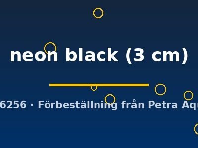 neon black (3 cm)