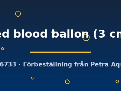 Xiphophorus maculatus red blood ballon 3 cm