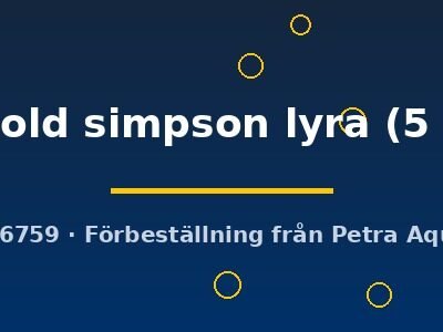 mary gold simpson lyra (5 - 7 cm)