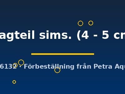 wagteil sims. (4 - 5 cm)