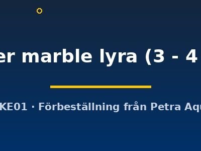 silver marble lyra (3 - 4 cm)