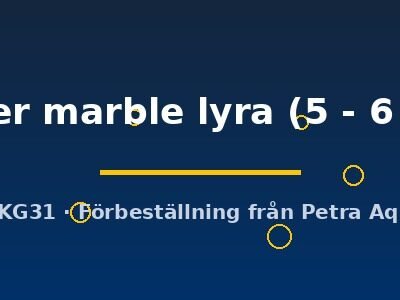 silver marble lyra (5 - 6 cm)