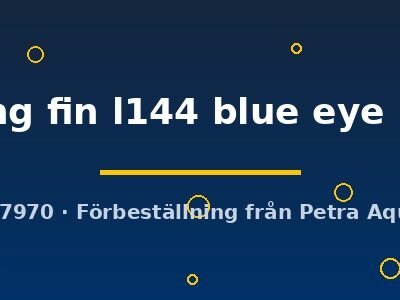 lemon long fin l144 blue eye (3 - 4 cm)