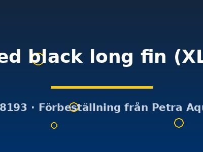 red black long fin (XL)