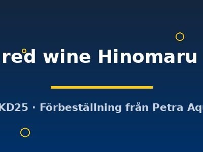 Taiwan bee red wine Hinomaru (1 - 1,3 cm)