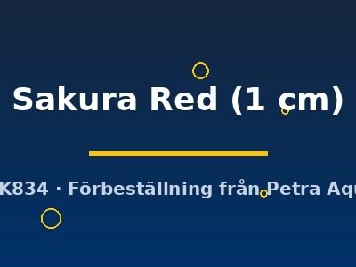 Sakura Red (1 cm)