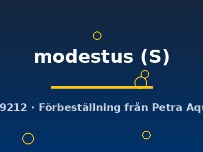 modestus (S)
