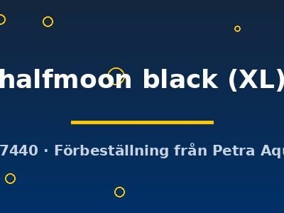 halfmoon black (XL)
