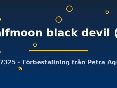 halfmoon black devil (L)