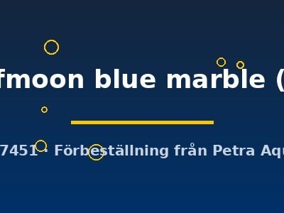 halfmoon blue marble (XL)