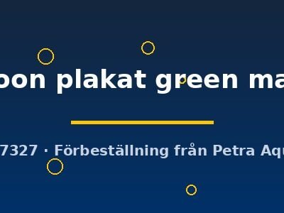 halfmoon plakat green mask (L)