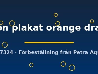 halfmoon plakat orange dragon (L)