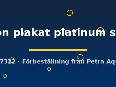 halfmoon plakat platinum silver (L)
