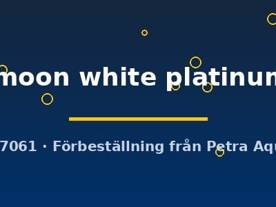 halfmoon white platinum (L)