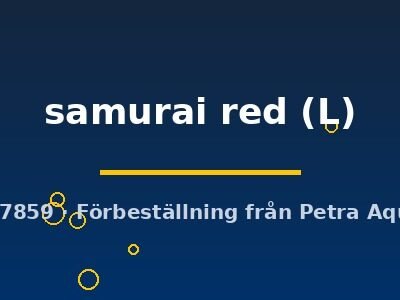 samurai red (L)