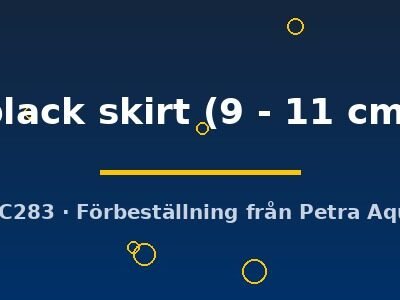 Carassius auratus l.f. black skirt 9–11 cm