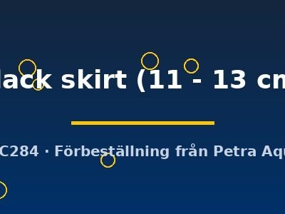 Carassius auratus l.f. black skirt 11–13 cm