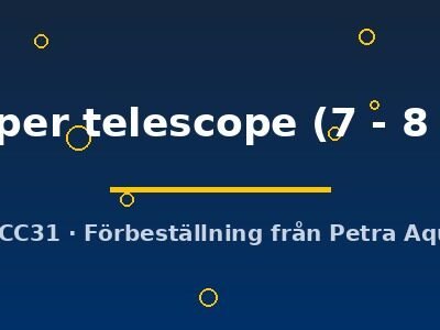 Carassius auratus l.f. copper telescope 7–8 cm