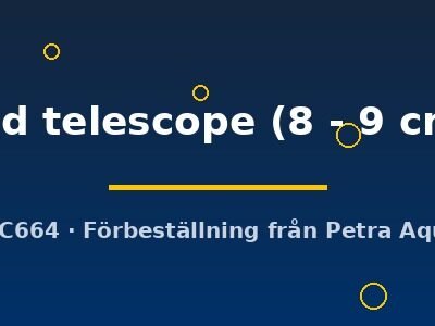 Carassius auratus l.f. red telescope 8–9 cm