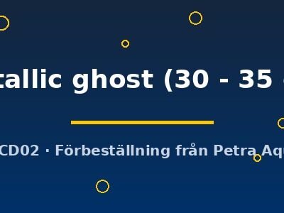metallic ghost (30 - 35 cm)