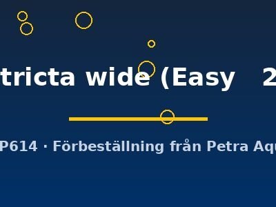 stricta wide (Easy   2)