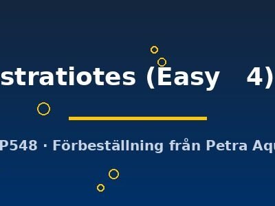 stratiotes (Easy   4)