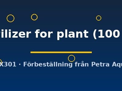 Ecological Fertilizer for plants 100 ml (Bioflor 100 ml fertilizer for plant) 100ml