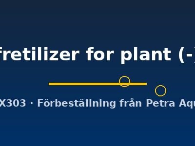 fretilizer for plant (-)