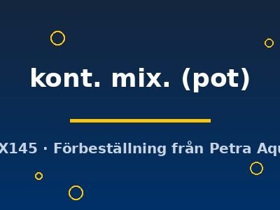 Cryptocoryne kont. mix. pot