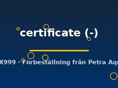 PHYTOSANITARY certificate -