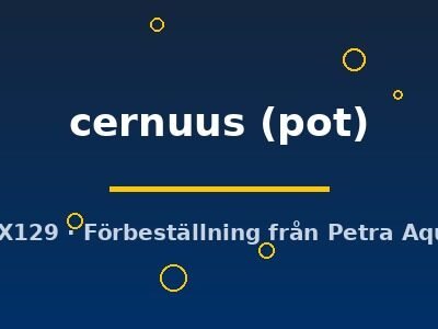 Saurus cernuus pot