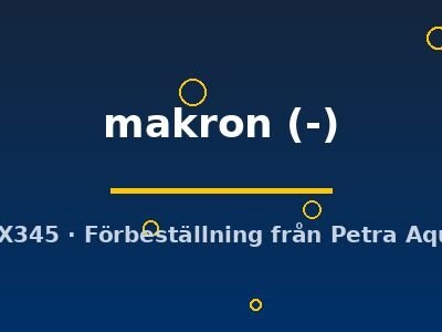 makron (-)