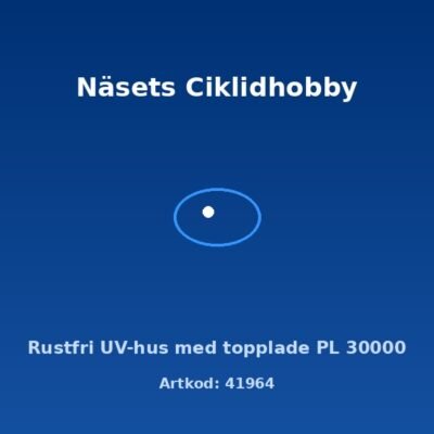 Rustfri UV-hus med topplade PL 30000
